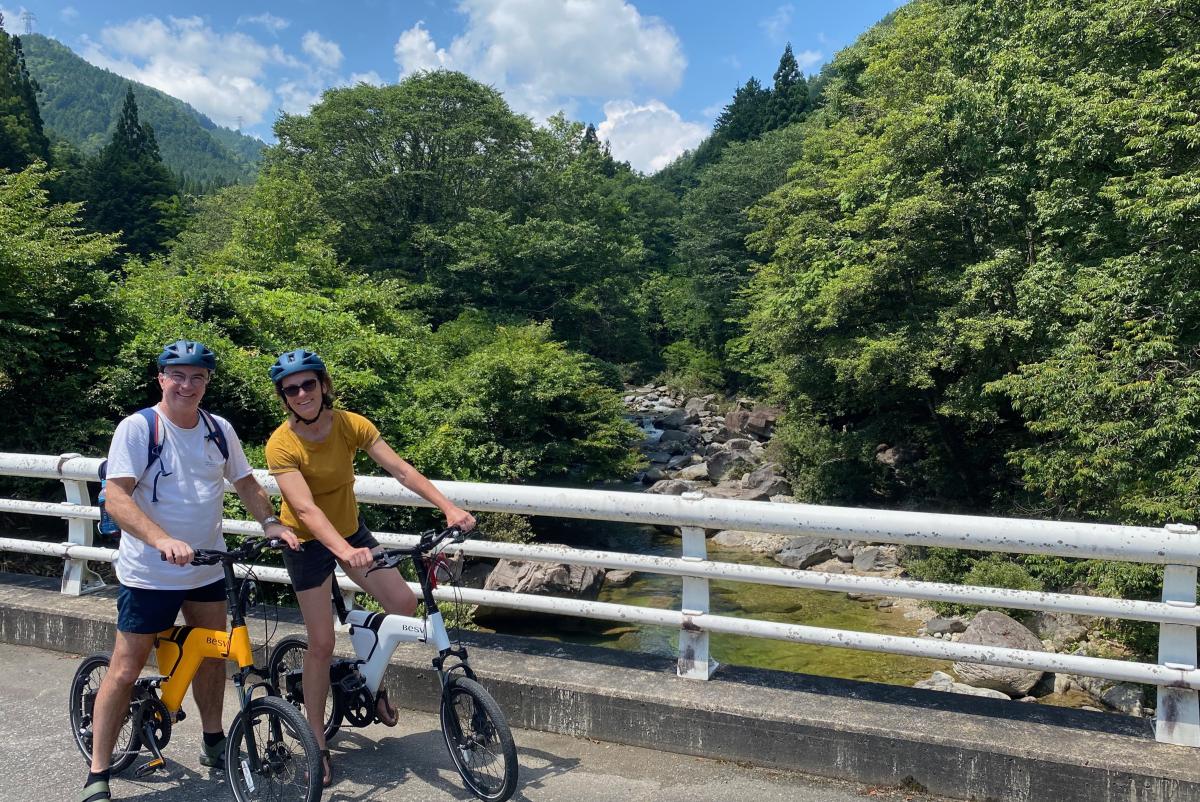 Merging Lands, Bridging Lives: Miyagawa E-bike Tour at the Fountainhead of Takayama